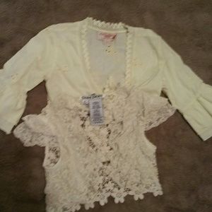 lot of crop vest sz 5/6